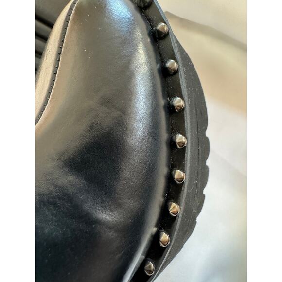NWT Palomitas by Paloma Bascelo Black Boots / Booties (7) 37.5 
Pewter Studding - Picture 5 of 9